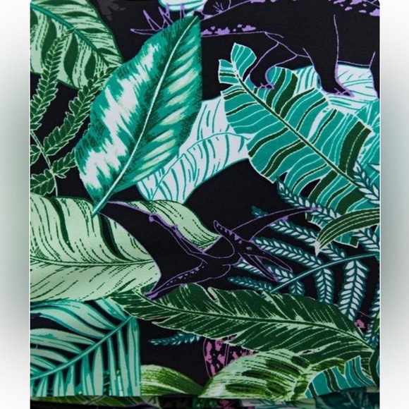 New! Torrid sz 4 Dino Tropical Flounce Bathing Swim Suit 4X - Picture 4 of 4